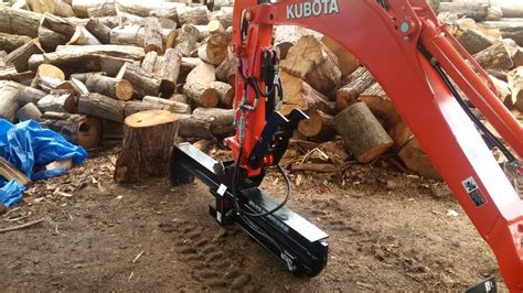 log splitter attachment for excavator